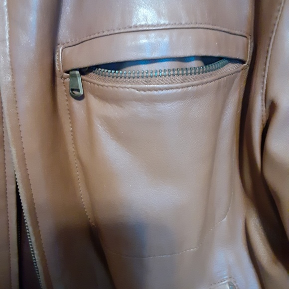 Pierotucci Italian Leather Bomber Jacket - Picture 8 of 10